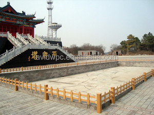 Haute qualité wpc <span class=keywords><strong>composite</strong></span> <span class=keywords><strong>balustrade</strong></span> de jardin/<span class=keywords><strong>balustrade</strong></span> de <span class=keywords><strong>balcon</strong></span> en bois à vendre - Product Image 5