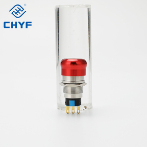 Chyf 16/19/22มม. สวิตช์ปุ่มหยุดฉุกเฉินโลหะสวิทช์หมุนหัวเห็ดกันน้ำสแตนเลส - Product Image 3