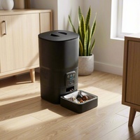 Distributeur automatique intelligent de nourriture pour animaux de compagnie (chats et chiens) 4L 6L, portable, alimenté par batterie, écologique, OEM/ODM en gros
