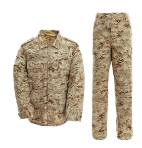 Traje de camuflaje BDU de poliéster/algodón negro para entrenamiento al aire libre uniforme táctico transpirable para África - Product Image 4
