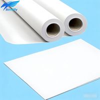 Papel Bond al por Mayor, 50 lb, 36 Pulgadas x 500 pies, Papel Bond para Plotter CAD, Núcleo de 3 Pulgadas, Alto Brillo, 96, Rollo de Papel CAD Blanco Mate