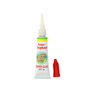 JXY 63Guo-elephant Brand Instant Clear Super <b>Glue</b> Cyanoacrylate Adhesive for Construction DIY Packing Use on <b>Plastic</b> Rubber - Product Image 2