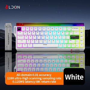 Teclado mecánico para juegos LDON 68pro, 8KHZ, luz de neón, interfaz USB con cable RGB, interruptor magnético, 68 teclas, 0,01 RT, nuevo modelo - Product Image 4