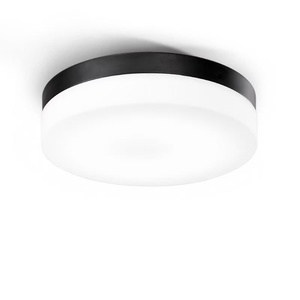 Moderne slaapkamer woonkamer ronde inbouw plafondlamp met matglas trommelkap LED inbouw plafondlamp - Product Image 2