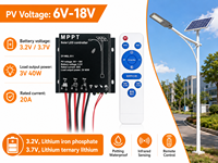 Contrôleur d'éclairage extérieur 3.2V/3.7V, contrôleur modulateur infrarouge solaire MPPT