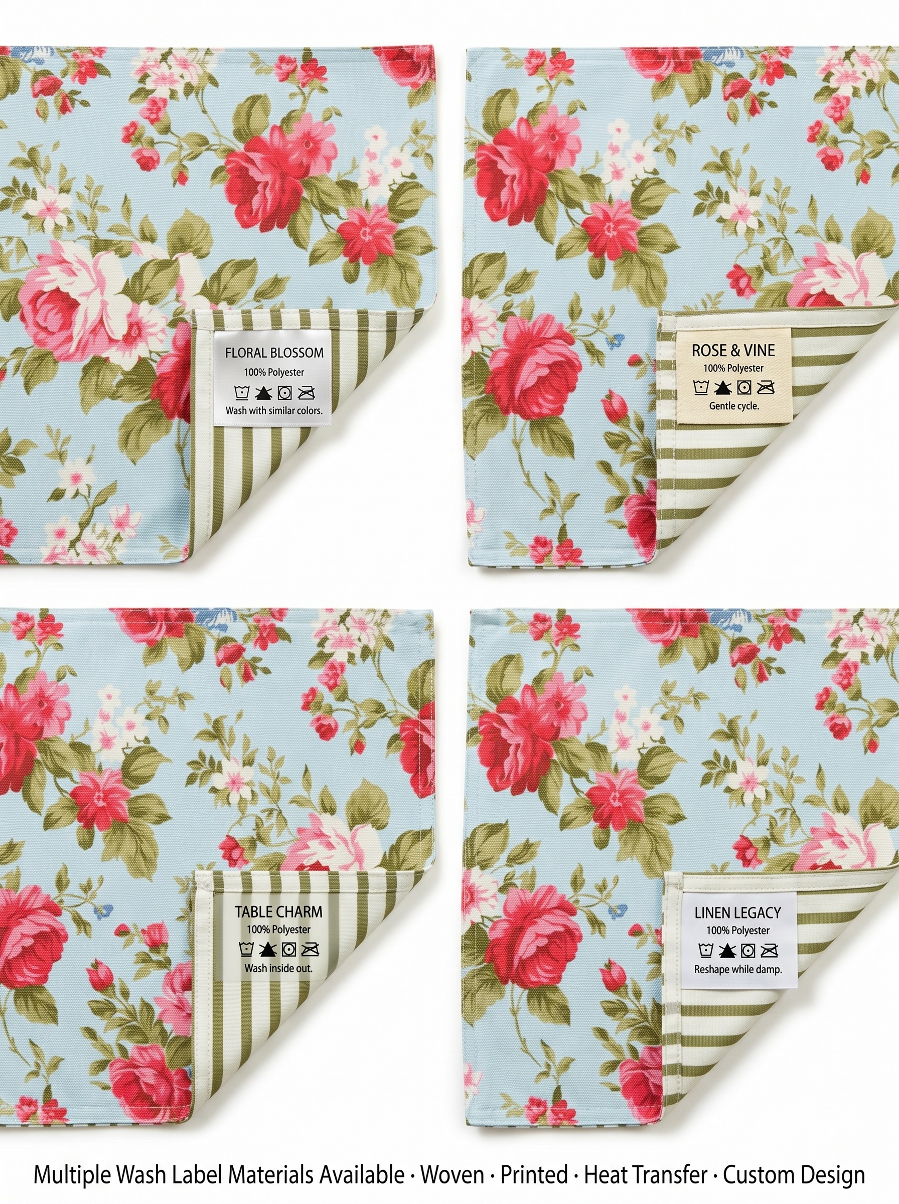 Customized your wash label