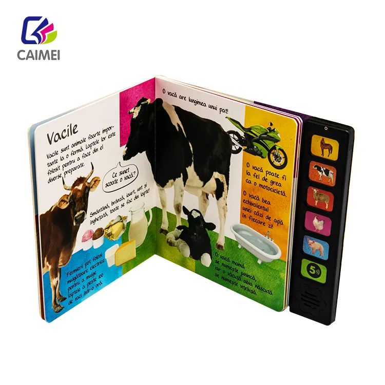 Education Toys With Push Button Story Sound Book Children books