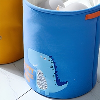 Panier à linge pliable avec cordon de serrage, design mignon de dessin animé, panier de rangement pour vêtements sales, organisateur de linge en EVA pour la chambre à coucher