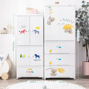 Ящики для хранения, шкаф для хранения, милый детский шкаф с героями мультфильмов, бытовой шкаф для хранения, подходит для гостиной/спальни - Product Image 1