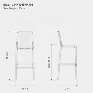 Fabriqué <span class=keywords><strong>en</strong></span> Chine. Chaises <span class=keywords><strong>de</strong></span> salle à manger transparentes. Chaises <span class=keywords><strong>de</strong></span> <span class=keywords><strong>bar</strong></span> pour café. <span class=keywords><strong>Tabouret</strong></span> <span class=keywords><strong>de</strong></span> <span class=keywords><strong>bar</strong></span> - Product Image 6