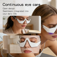 Appareil de beauté oculaire 3D portable, machine de lifting par micro-courant pour les cernes et les rides, masseur instrumentaire en forme de lunettes, US