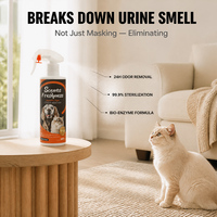 Spray Eliminador de Olores para Mascotas Bioenzimático Premium, Eliminador de Olores Fuertes de Orina para Perros y Gatos, Alfombras, Hogar, Venta al por Mayor, Marca Privada