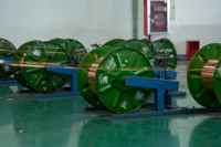 Massiver Kupferdraht Papierumwickelter Flach-/Runddraht Elektrischer Leiter Magnetdraht für Industrielle Transformatoren