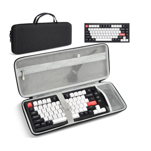 Étui en EVA étanche et antichoc pour clavier sans fil <span class=keywords><strong>Logitech</strong></span> <span class=keywords><strong>MX</strong></span> <span class=keywords><strong>Keys</strong></span> <span class=keywords><strong>Mini</strong></span> avec rétroéclairage, taille personnalisée - Product Image 2
