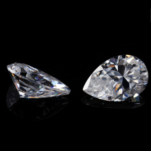 Moissanite Diamant en Pierre Blanche de Type Poire, Couleur D, Pureté VVS, 0,5 ct, 5 mm, pour Bijoux Fantaisie - Product Image 2