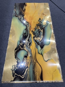 Paneles Decorativos de Madera Compuesta para Interiores, Diseño de Espejo Moderno - Product Image 4