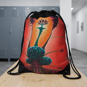 Mochila Deportiva Multifuncional de Poliéster Impermeable Sublimado con Logotipo Personalizado, Asa de Cuerda y Diseño Único - Product Image 3