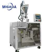 Machine d'emballage automatique de poudre en sachets préformés, idéale pour la poudre de café, la poudre de cacao, la poudre de chocolat et le matcha