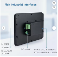 Tablette industrielle 10,1 pouces avec RS232/RS485/CAN/GPIO/4G LTE/Ubuntu 24.04 Linux, écran tactile industriel HMI 10,1 pouces