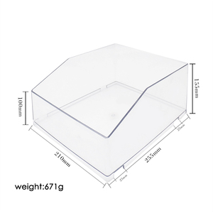 Acrylic rõ ràng nhựa đường kẹo lưu trữ container với tiêm khuôn cho siêu thị bảng nhà hàng khách sạn sử dụng - Product Image 3