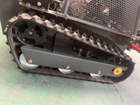 Tondeuse à gazon robotisée sans fil autopropulsée à chenilles, à braquage zéro, télécommandée, kit de tondeuse de jardin