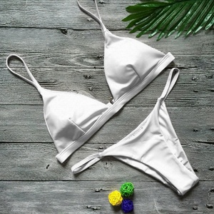 Nuevo Diseño de Micro Tanga Sexy, Bikini de 1 Pieza, Sólido/Estampado/Con Puntos, para Mujer, Venta al Por Mayor, Hecho de Spandex/Nailon - Product Image 2