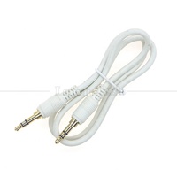 Cable de Extensión de Audio Estéreo de Alta Calidad, Chapado en Oro y Plata, PVC, Macho a Macho, 3.5mm TRS, 3 Polos, para Altavoces y Micrófonos