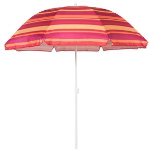 <span class=keywords><strong>Petit</strong></span> <span class=keywords><strong>parasol</strong></span> de 180cm, haute résistance aux uv, <span class=keywords><strong>rouge</strong></span> rayé, <span class=keywords><strong>parasol</strong></span> de plage extérieur - Product Image 2