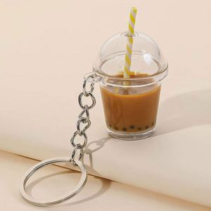 Promotional Keychain <b>Bubble</b> <b>Boba</b> Milk Tea Special Keychains Bag Car Keyring - Product Image 3