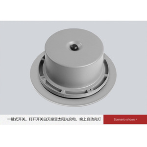 Luz Solar LED para Suelo, 4W, Aluminio, 8 Luces LED, Encendido/Apagado Automático, Iluminación para Jardín y Caminos Exteriores - Product Image 3