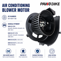 Moteur de soufflerie électronique CVC 64116971108 pour BMW E70 X5 X6 sans module, pièces de rechange automatiques pour le contrôle de la climatisation