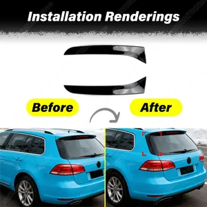 Kit de modification et de décoration de la vitre arrière latérale pour automobile B7 Wagon 2011 2012 2013 2014 2015 - Product Image 2