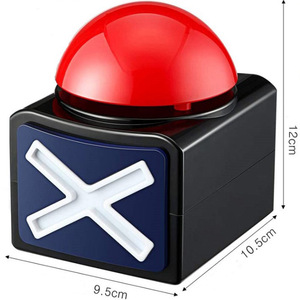 Buzzer de jeu pour émissions télévisées avec alarme sonore et lumineuse, bouton de réponse pour concours et fêtes - Product Image 3