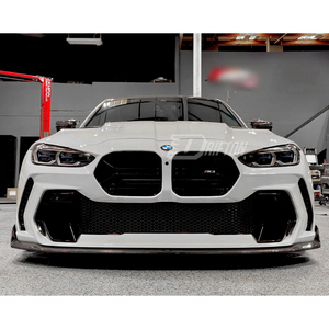 Parachoques delantero parcial de fibra de carbono para BMW G80 G81 M3 G82 G83 M4 estilo Ad V2 2020-2024 - Product Image 4