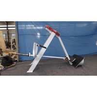 LENDON Équipement de fitness commercial pour salle de sport, direct usine, Rameur T-type à charge de plaques, Rameur incliné, Rameur T-bar