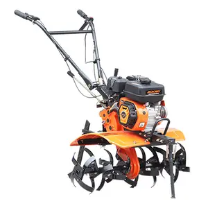 China Chongqing Pertanian Anakan BSG800M 7HP 5.5KW Bensin Pekerjaan Lapangan Kecil Mini Rotary Power Tiller Cultivator untuk Dijual