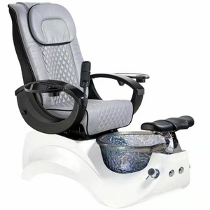 Sillón de Pedicura Spa Kisen de Lujo, Color Rosa, Tipo Trono, con Asiento Doble Reclinable, para Salón de Belleza, con Lavabo para Pies y Masaje Facial - Product Image 6