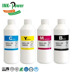 INK-POWER 972 973 980 981 97x1000ml互換性のある染料カラーボトル詰め替えインク (HPページワイド352dw377dw452dw452dnプリンター用)