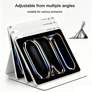 Custodia Magnetica Rimovibile per Tablet iPad 10a Gen 10.2 9.7 <span class=keywords><strong>Air</strong></span> 5/4 Pro 11 12.9, Antiurto in Pelle con Supporto, OEM ODM - Product Image 4