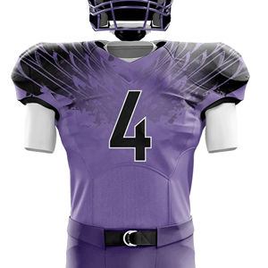 Uniforme de football américain personnalisé de haute qualité respirant nouveau design ensemble grande taille avec méthode d'impression pakistanaise à vendre - Product Image 2