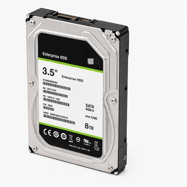 Server Hdd ST8000VN004 Hdd 8tb Sata 3.5" SATA NAS 6Gb/s 7.2K 256MB Server Hard Disk Hard Drive 8tb Hdd