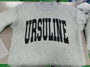 Nuovi Arrivi in Vendita: Felpa Oversize Reversibile con Collo Alto per Donne e Ragazze, Stile Universitario, Logo Personalizzato - Product Image 6