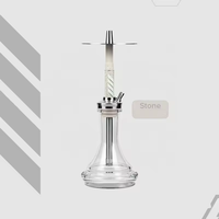 Accessoires de narguilé de luxe Offre Spéciale Design Unique pour fumer du tabac Aluminium Macaron Acier inoxydable Narguilé Miroir en gros