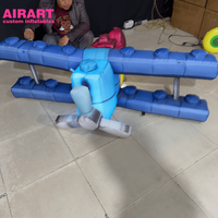 Décoration suspendue pour événement planétarium, ballon gonflable en forme d'avion de ligne pour la décoration de fêtes scolaires pour enfants