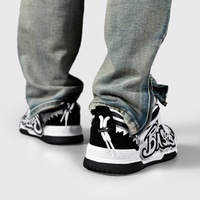 Chaussures de basket-ball personnalisées avec logo, baskets tendance pour hommes, chaussures de marche pour hommes 2023, chaussures décontractées personnalisées