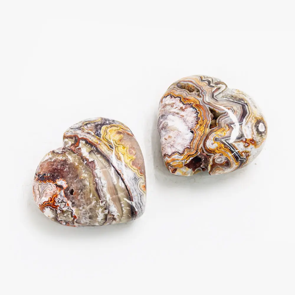Best selling high quality mexico sardonyx crystal hearts natural healing gemstones for decoration