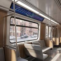 Écran d'affichage numérique LCD étiré pour étagères, écran en bande, écran pour transport en rail, utilisation en intérieur, CMS basé sur le cloud, connectivité IoT