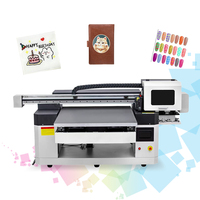 Impresora UV Plana A3 A4 con Cabezal de Impresión XP600, Máquina de Impresión Automática para Carcasas de Teléfono, Vidrio y Metal con Tinta Blanca y Barniz