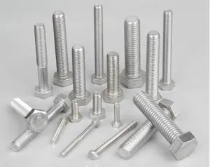 Stainless Steel Baut Berkualitas Tinggi A2-70 , DIN933 , DIN931 Hex Bolt Hex Nut, Pembuatan & Supplier