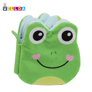 Livre en tissu 3D grenouille douce personnalisé pour l'éveil sensoriel, jouet silencieux pour bébés <span class=keywords><strong>de</strong></span> 3 à 6 <span class=keywords><strong>mois</strong></span>, ensemble d'animaux en tissu - Product Image 1